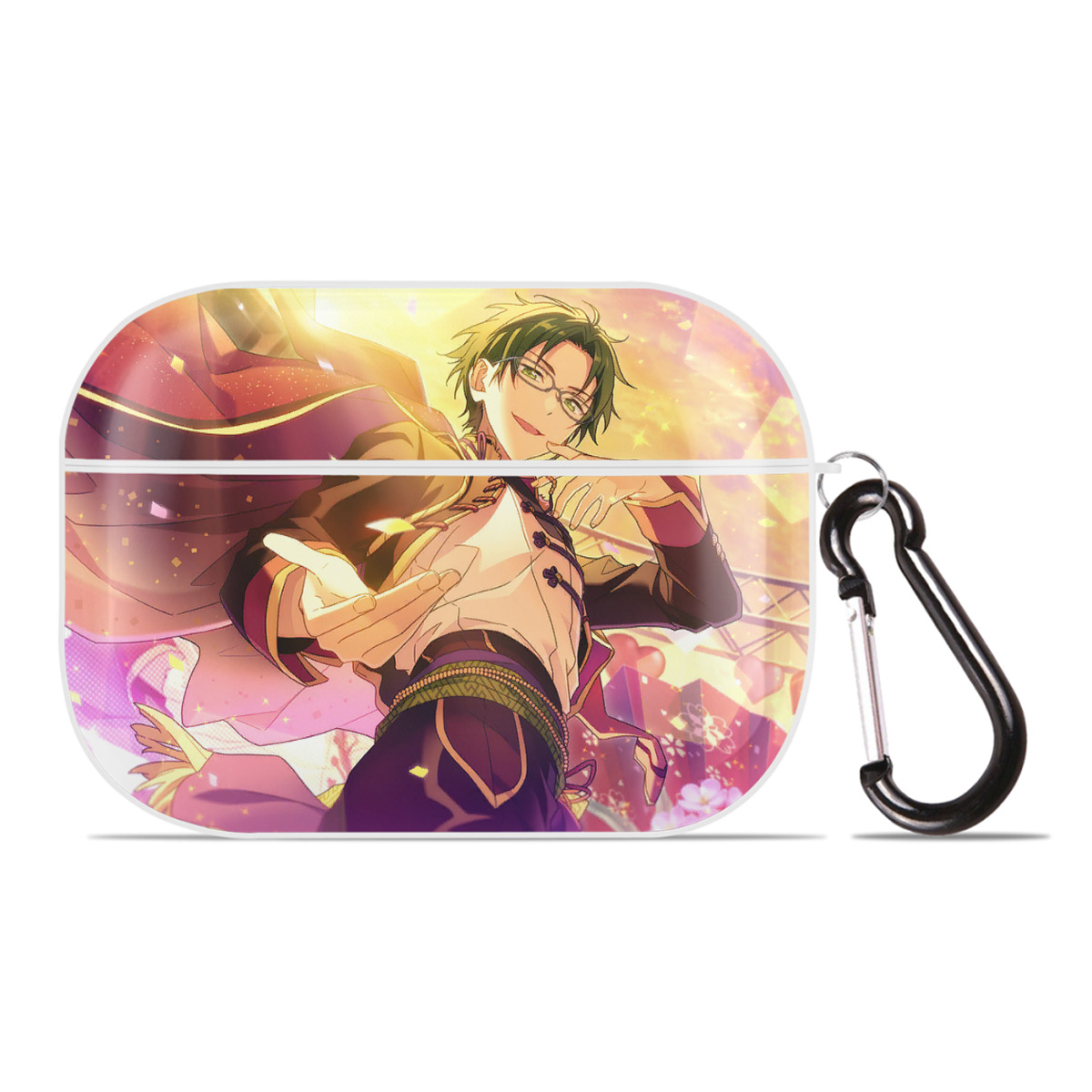 （画像用） あんさんぶるスターズ! Ensemble Stars 【AirPods Pro用】ハードシェル保護ケース 耐衝撃・防指紋・カラビナ付き商品仕様