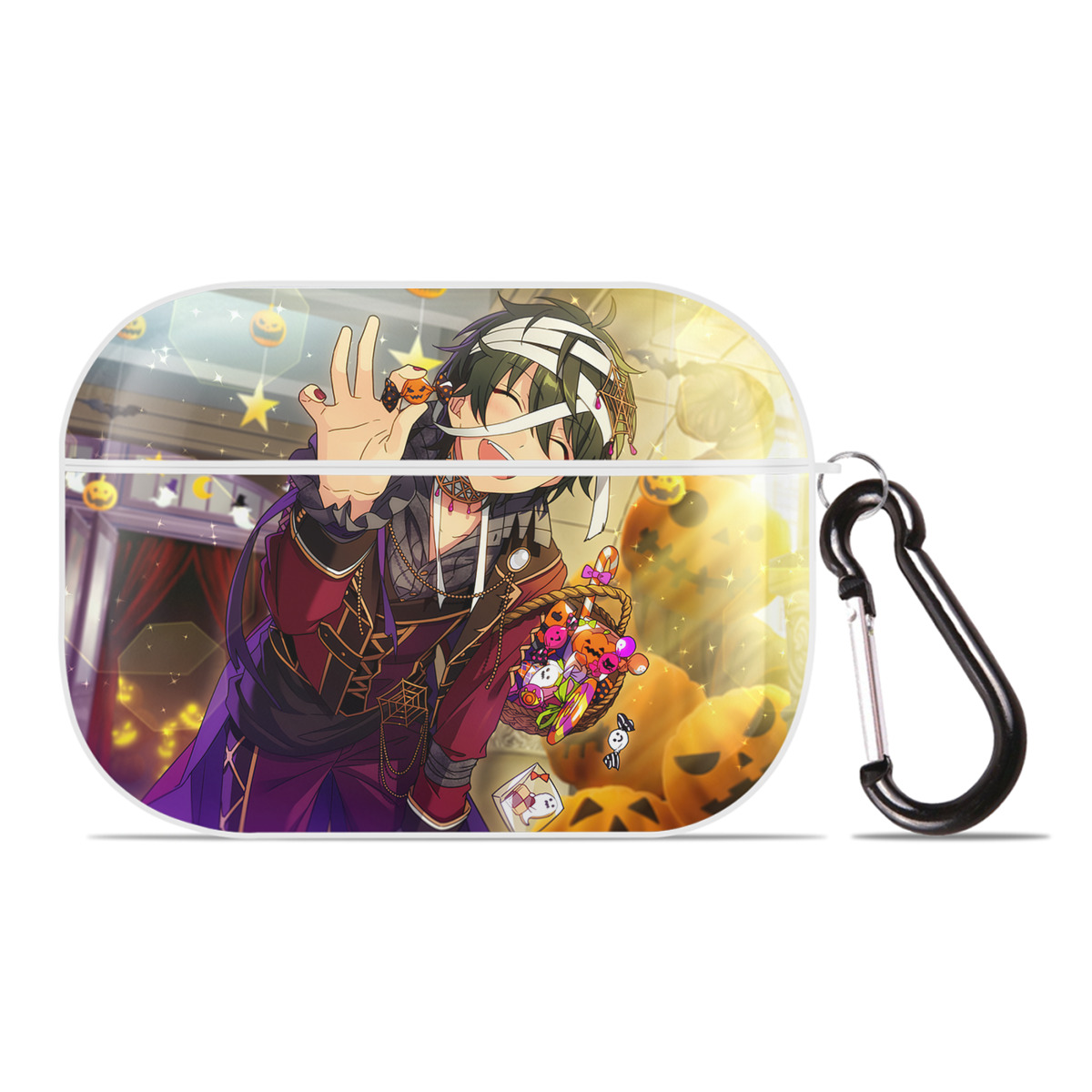 （画像用） あんさんぶるスターズ! Ensemble Stars 【AirPods Pro用】ハードシェル保護ケース 耐衝撃・防指紋・カラビナ付き商品仕様