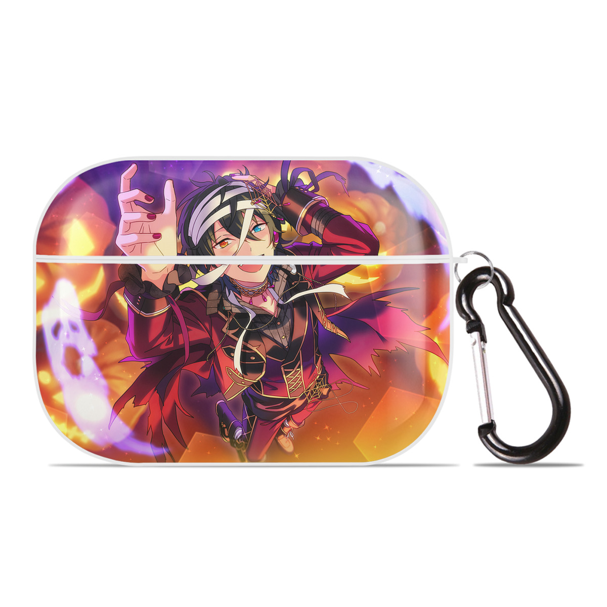 （画像用） あんさんぶるスターズ! Ensemble Stars 【AirPods Pro用】ハードシェル保護ケース 耐衝撃・防指紋・カラビナ付き商品仕様