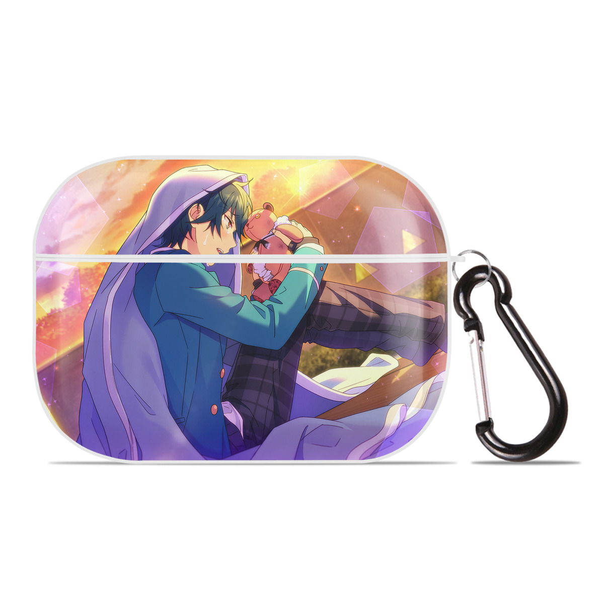 （画像用） あんさんぶるスターズ! Ensemble Stars 【AirPods Pro用】ハードシェル保護ケース 耐衝撃・防指紋・カラビナ付き商品仕様