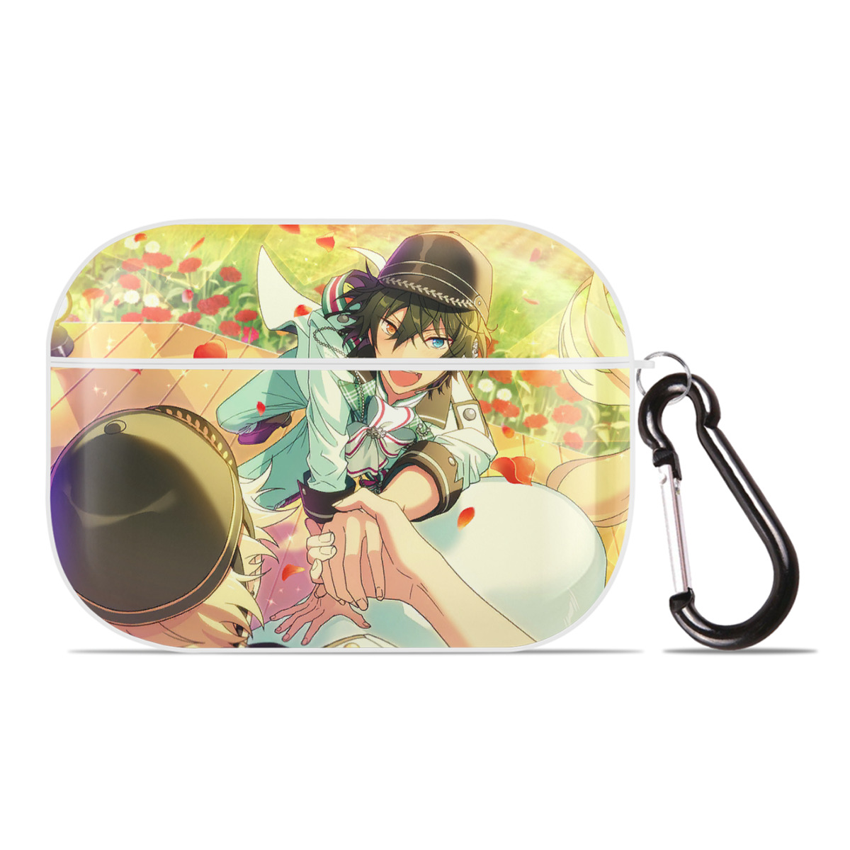 （画像用） あんさんぶるスターズ! Ensemble Stars 【AirPods Pro用】ハードシェル保護ケース 耐衝撃・防指紋・カラビナ付き商品仕様