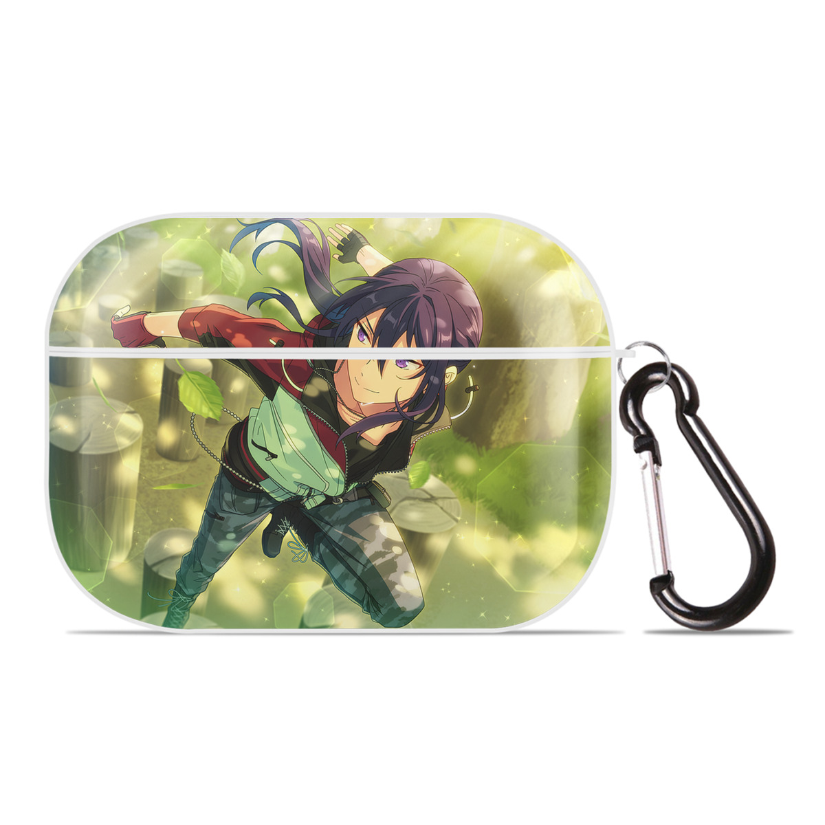 （画像用） あんさんぶるスターズ! Ensemble Stars 【AirPods Pro用】ハードシェル保護ケース 耐衝撃・防指紋・カラビナ付き商品仕様