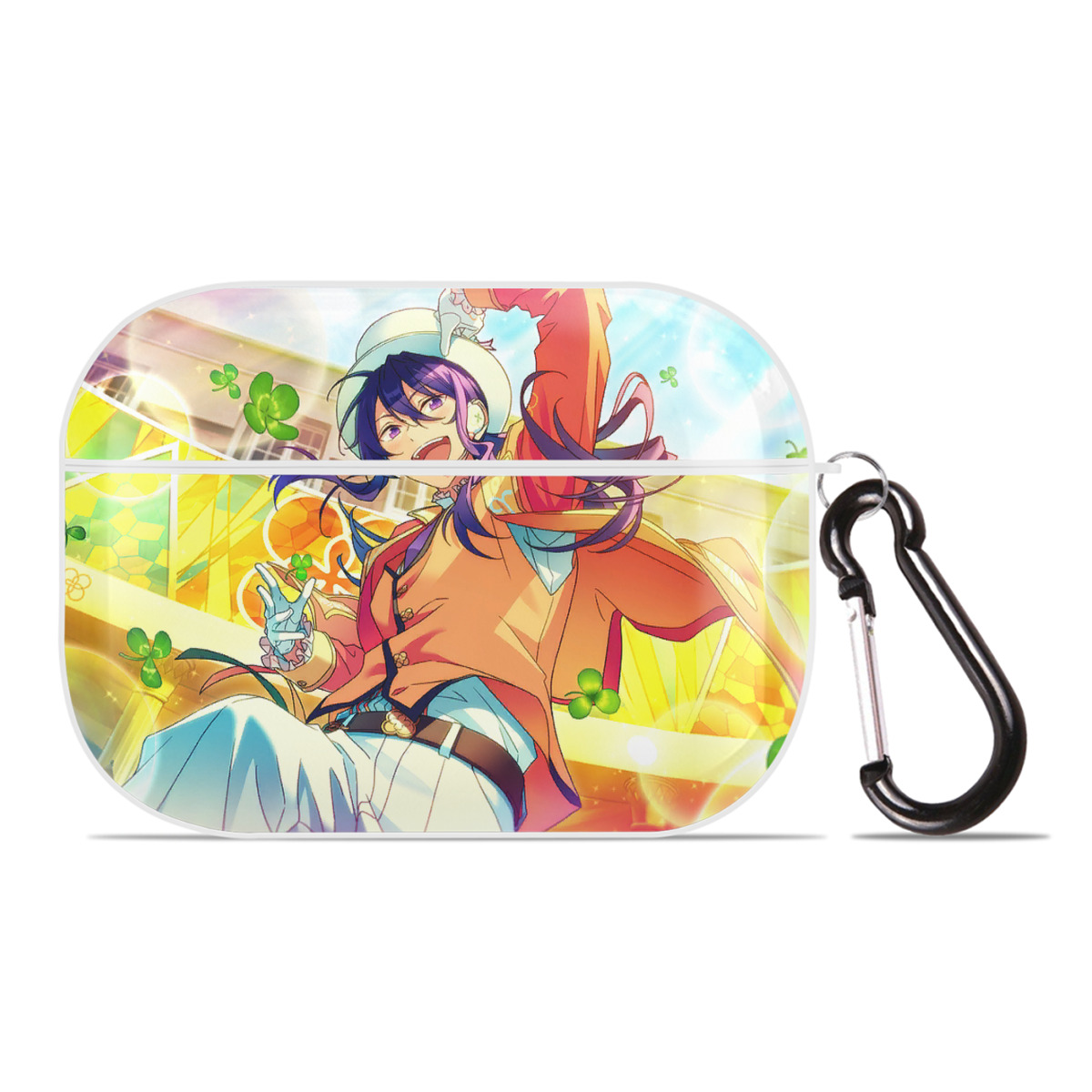 （画像用） あんさんぶるスターズ! Ensemble Stars 【AirPods Pro用】ハードシェル保護ケース 耐衝撃・防指紋・カラビナ付き商品仕様