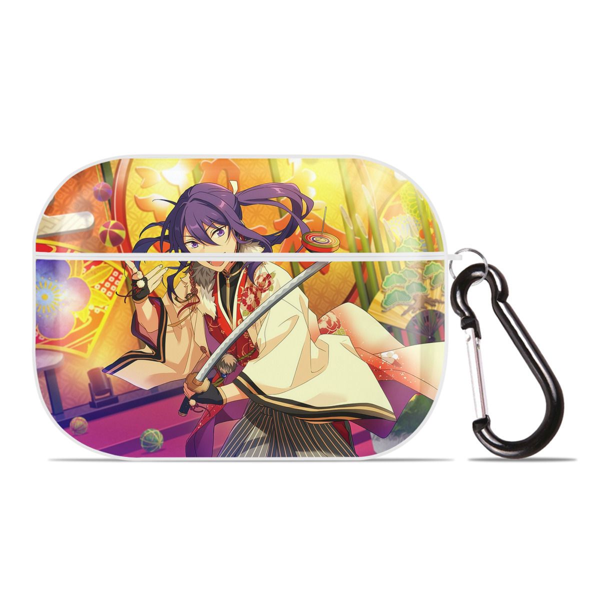 （画像用） あんさんぶるスターズ! Ensemble Stars 【AirPods Pro用】ハードシェル保護ケース 耐衝撃・防指紋・カラビナ付き商品仕様