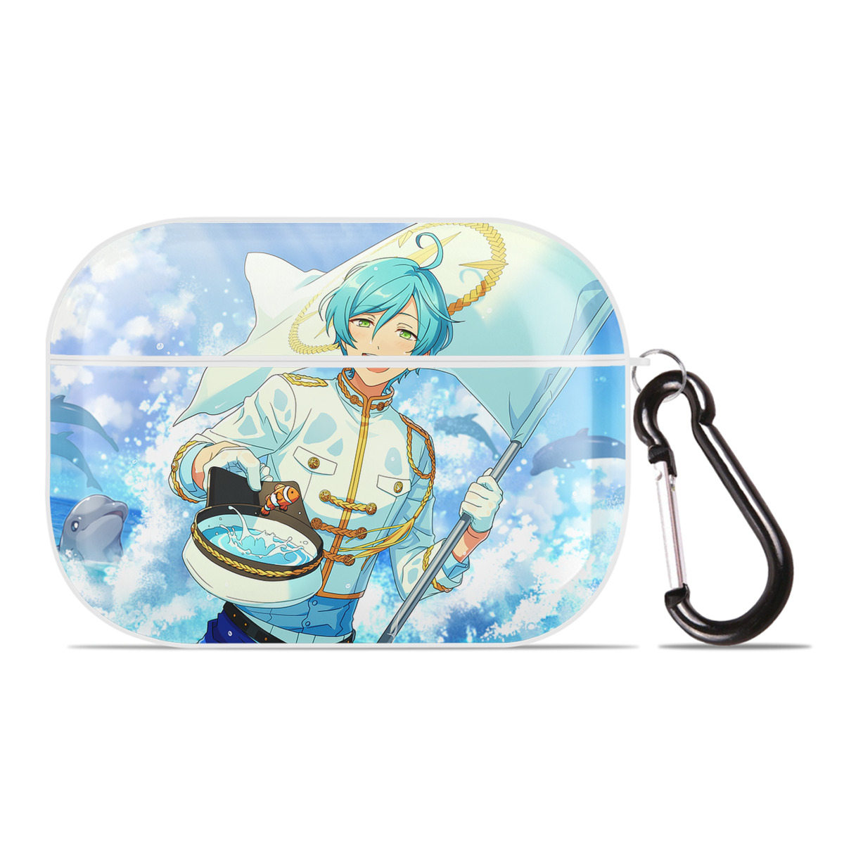 （画像用） あんさんぶるスターズ! Ensemble Stars 【AirPods Pro用】ハードシェル保護ケース 耐衝撃・防指紋・カラビナ付き商品仕様