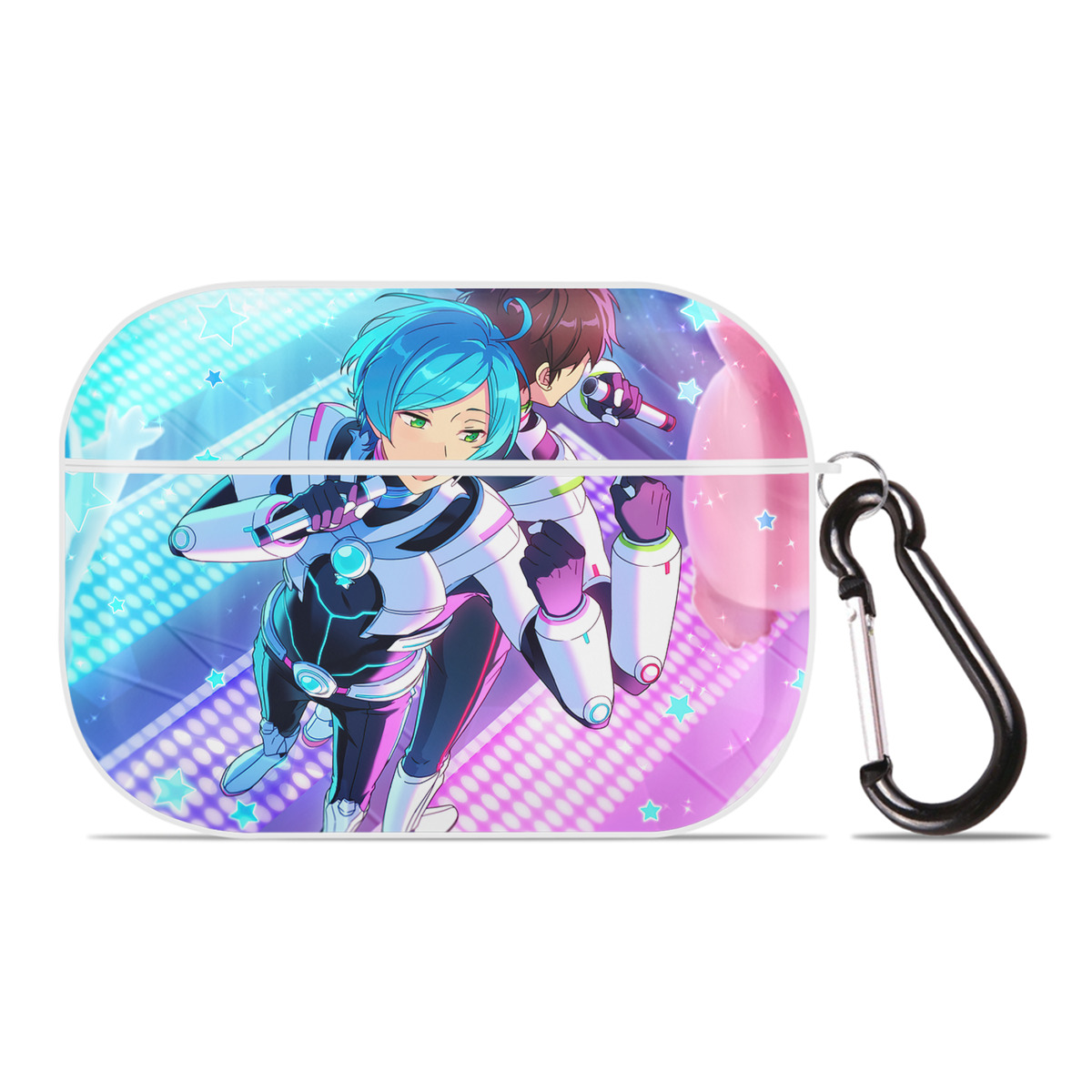 （画像用） あんさんぶるスターズ! Ensemble Stars 【AirPods Pro用】ハードシェル保護ケース 耐衝撃・防指紋・カラビナ付き商品仕様