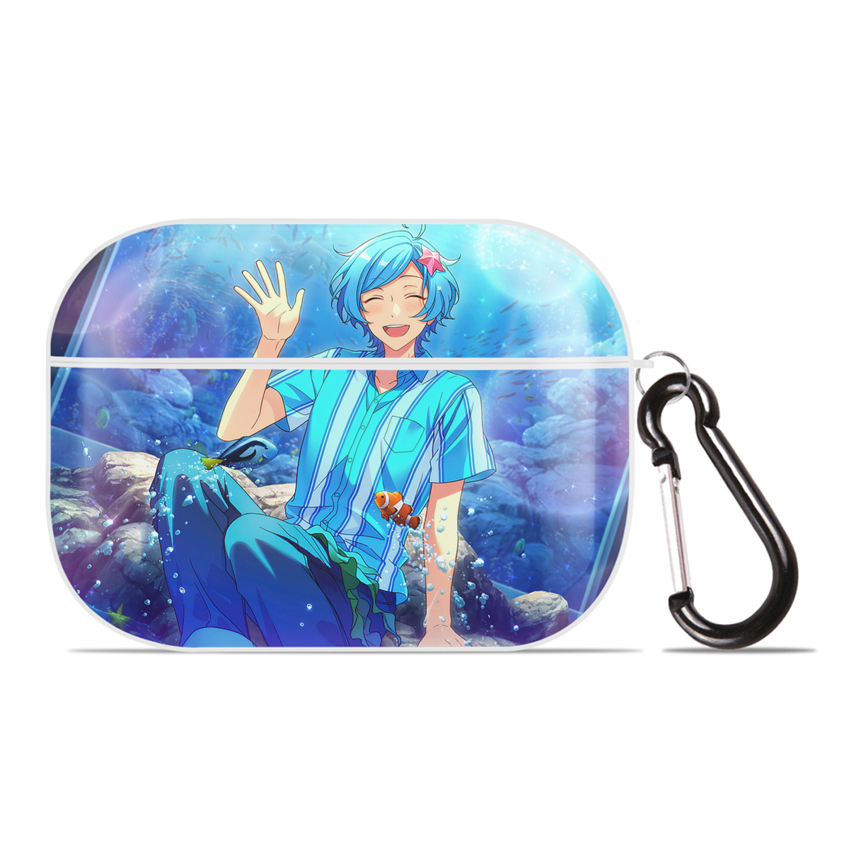 （画像用） あんさんぶるスターズ! Ensemble Stars 【AirPods Pro用】ハードシェル保護ケース 耐衝撃・防指紋・カラビナ付き商品仕様