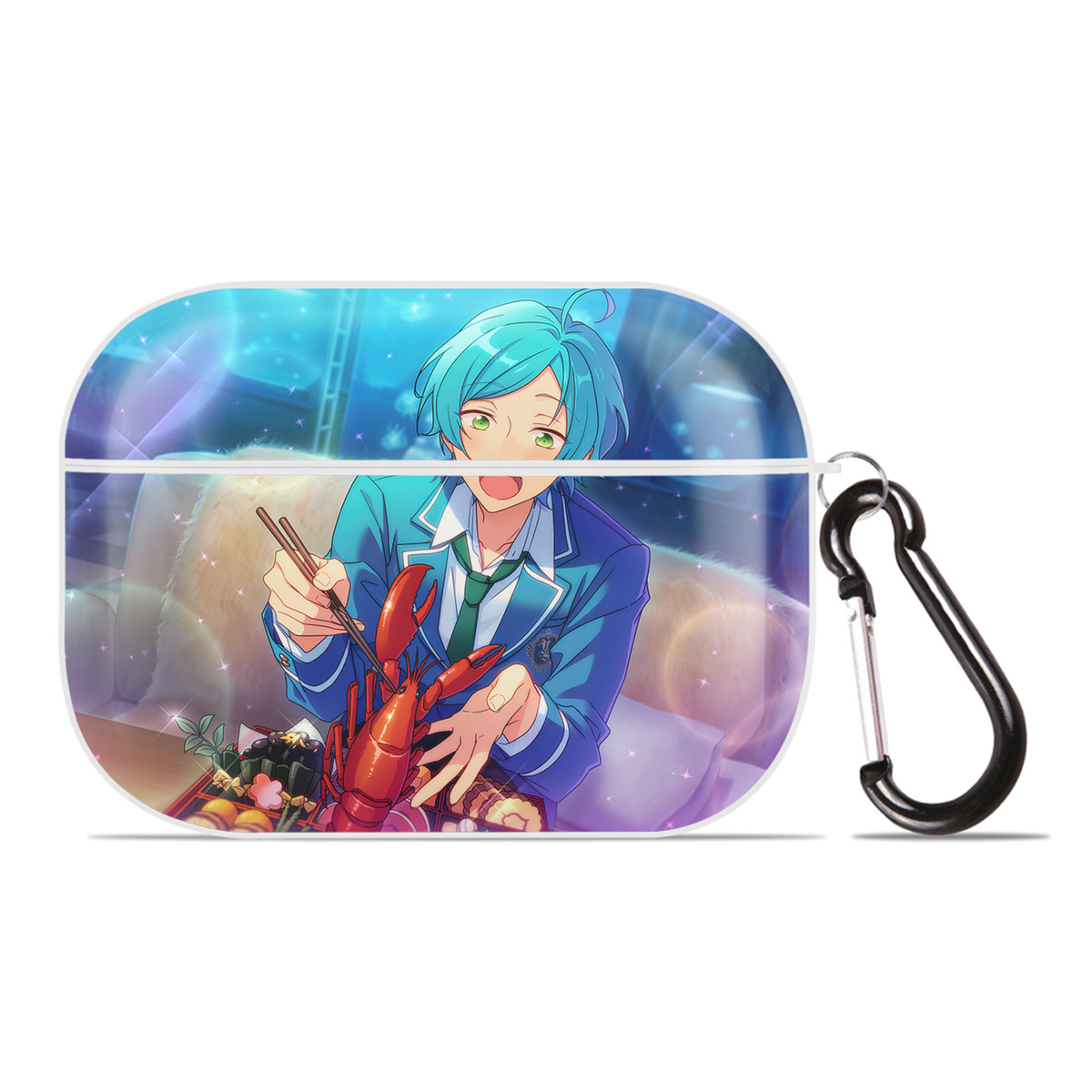 （画像用） あんさんぶるスターズ! Ensemble Stars 【AirPods Pro用】ハードシェル保護ケース 耐衝撃・防指紋・カラビナ付き商品仕様