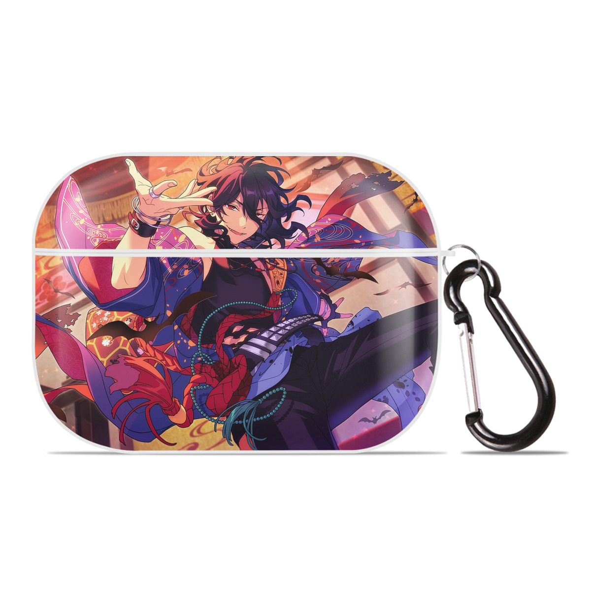 （画像用） あんさんぶるスターズ! Ensemble Stars 【AirPods Pro用】ハードシェル保護ケース 耐衝撃・防指紋・カラビナ付き商品仕様