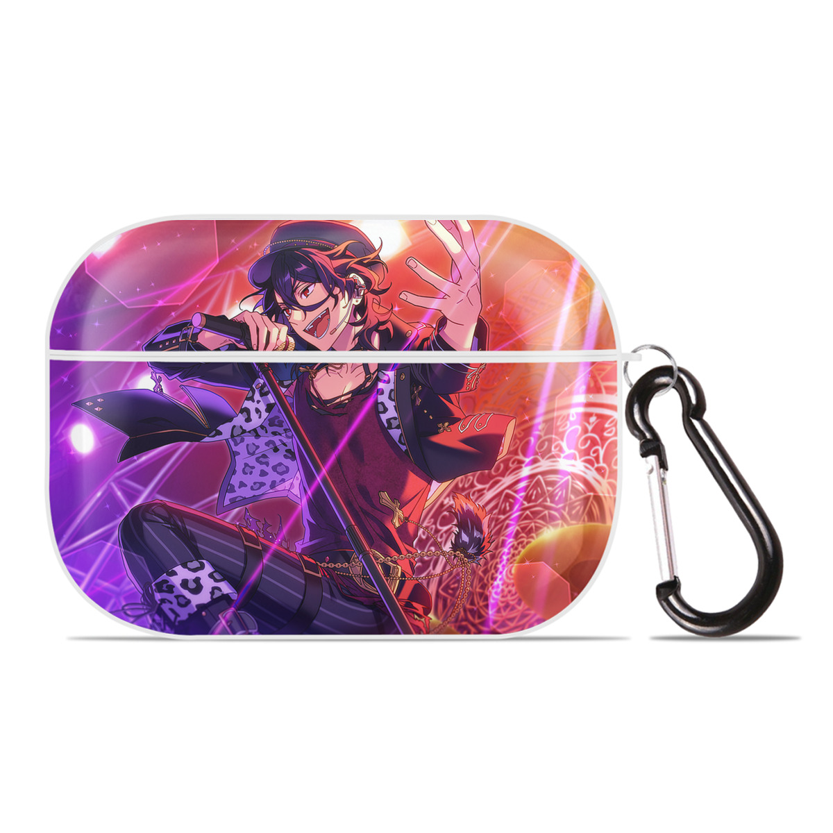 （画像用） あんさんぶるスターズ! Ensemble Stars 【AirPods Pro用】ハードシェル保護ケース 耐衝撃・防指紋・カラビナ付き商品仕様