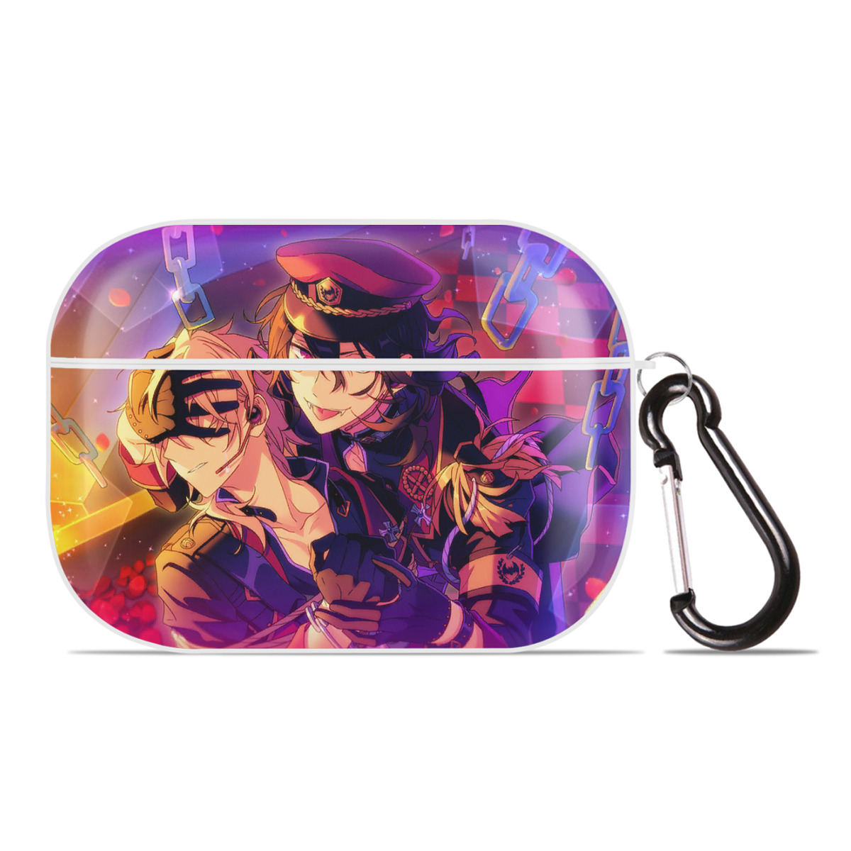 （画像用） あんさんぶるスターズ! Ensemble Stars 【AirPods Pro用】ハードシェル保護ケース 耐衝撃・防指紋・カラビナ付き商品仕様