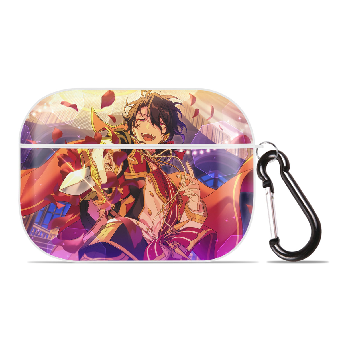 （画像用） あんさんぶるスターズ! Ensemble Stars 【AirPods Pro用】ハードシェル保護ケース 耐衝撃・防指紋・カラビナ付き商品仕様