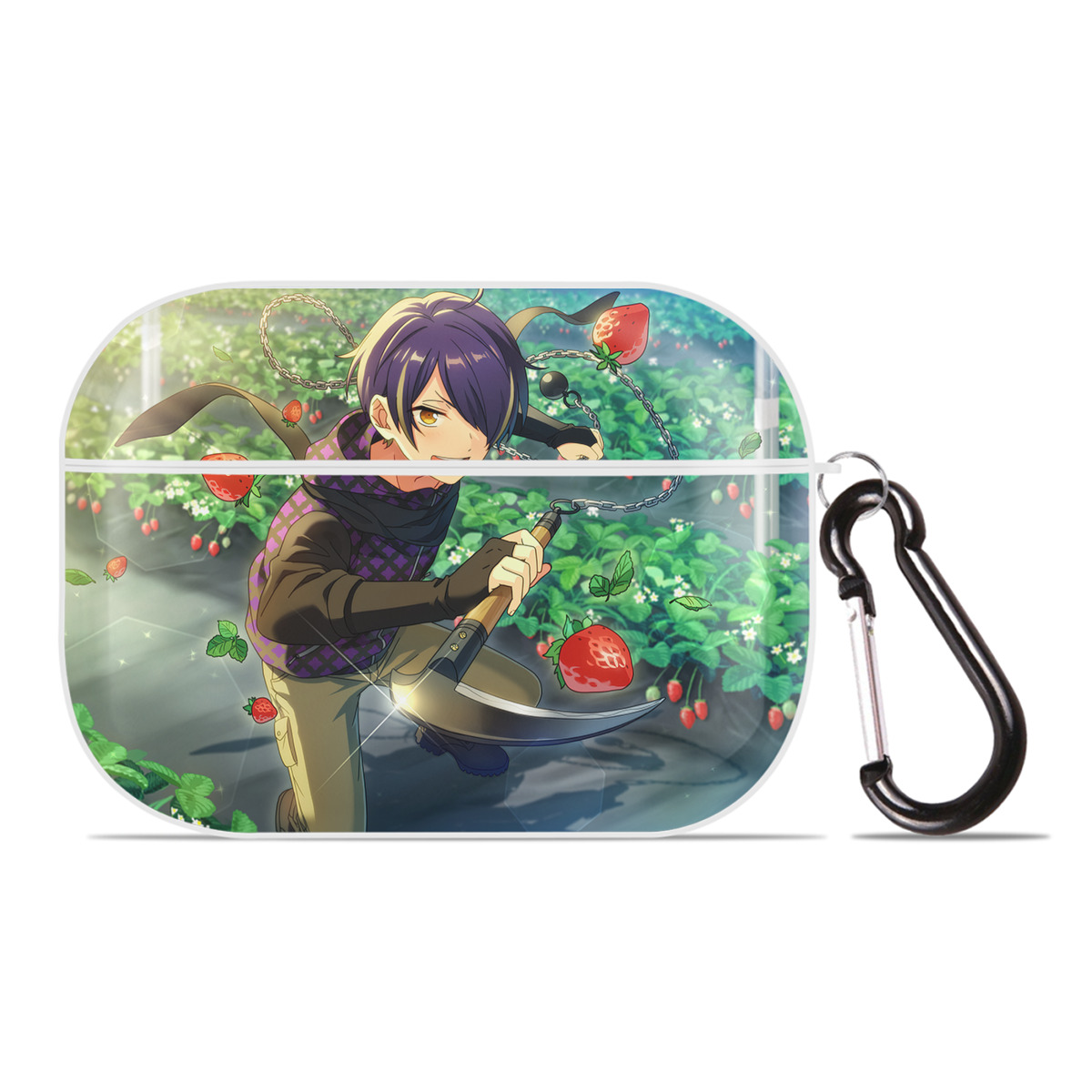 （画像用） あんさんぶるスターズ! Ensemble Stars 【AirPods Pro用】ハードシェル保護ケース 耐衝撃・防指紋・カラビナ付き商品仕様