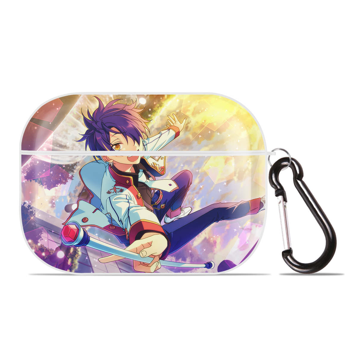 （画像用） あんさんぶるスターズ! Ensemble Stars 【AirPods Pro用】ハードシェル保護ケース 耐衝撃・防指紋・カラビナ付き商品仕様