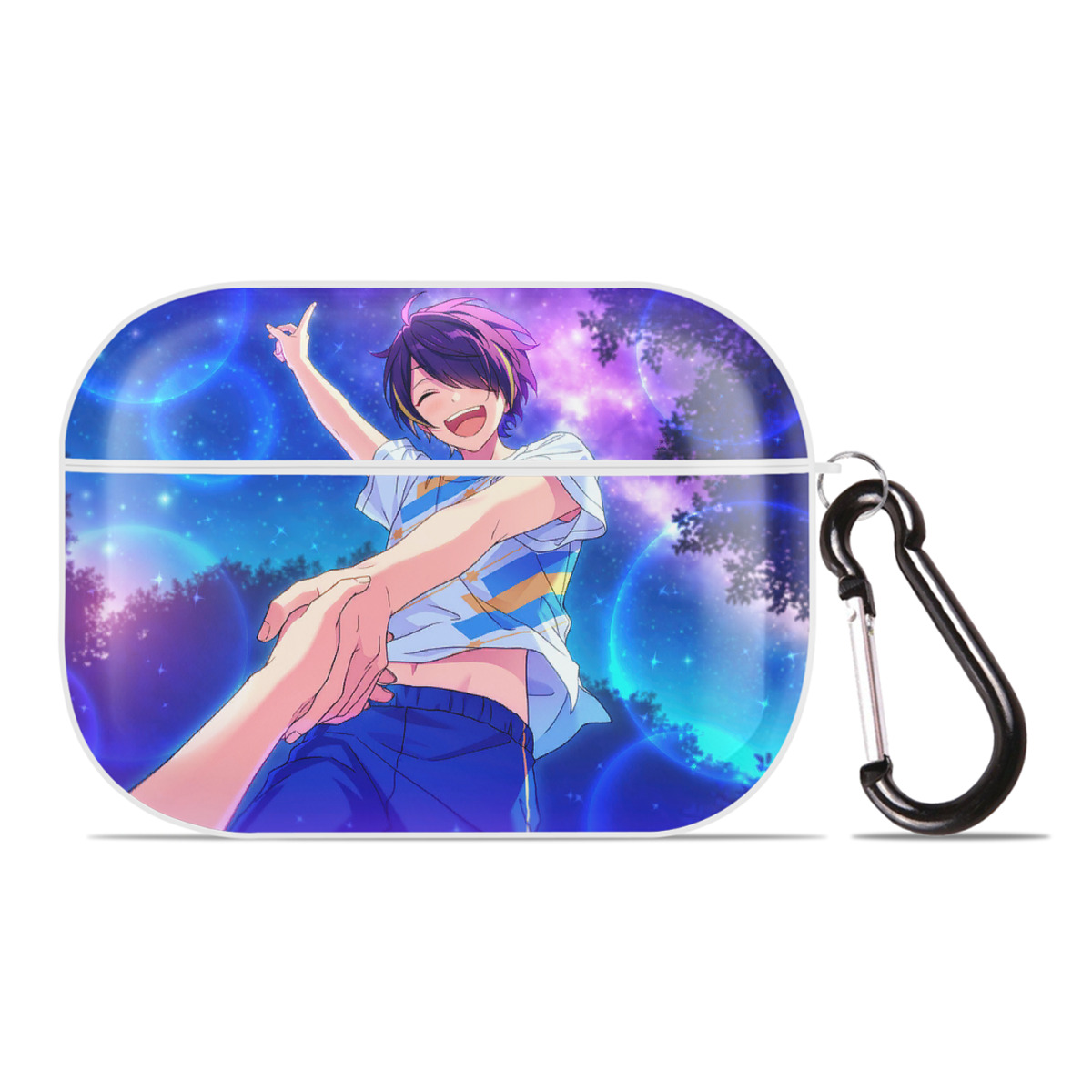 （画像用） あんさんぶるスターズ! Ensemble Stars 【AirPods Pro用】ハードシェル保護ケース 耐衝撃・防指紋・カラビナ付き商品仕様