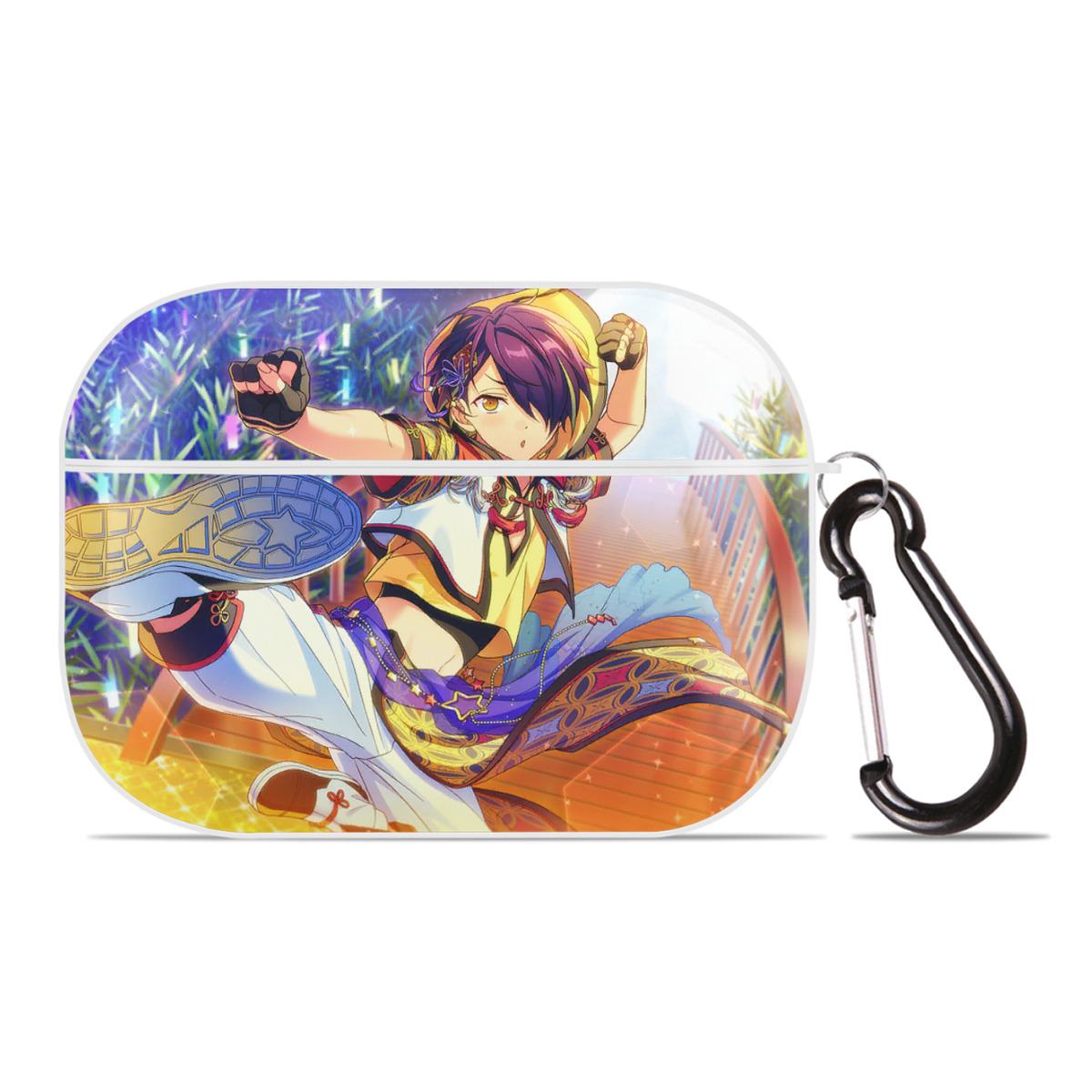 （画像用） あんさんぶるスターズ! Ensemble Stars 【AirPods Pro用】ハードシェル保護ケース 耐衝撃・防指紋・カラビナ付き商品仕様