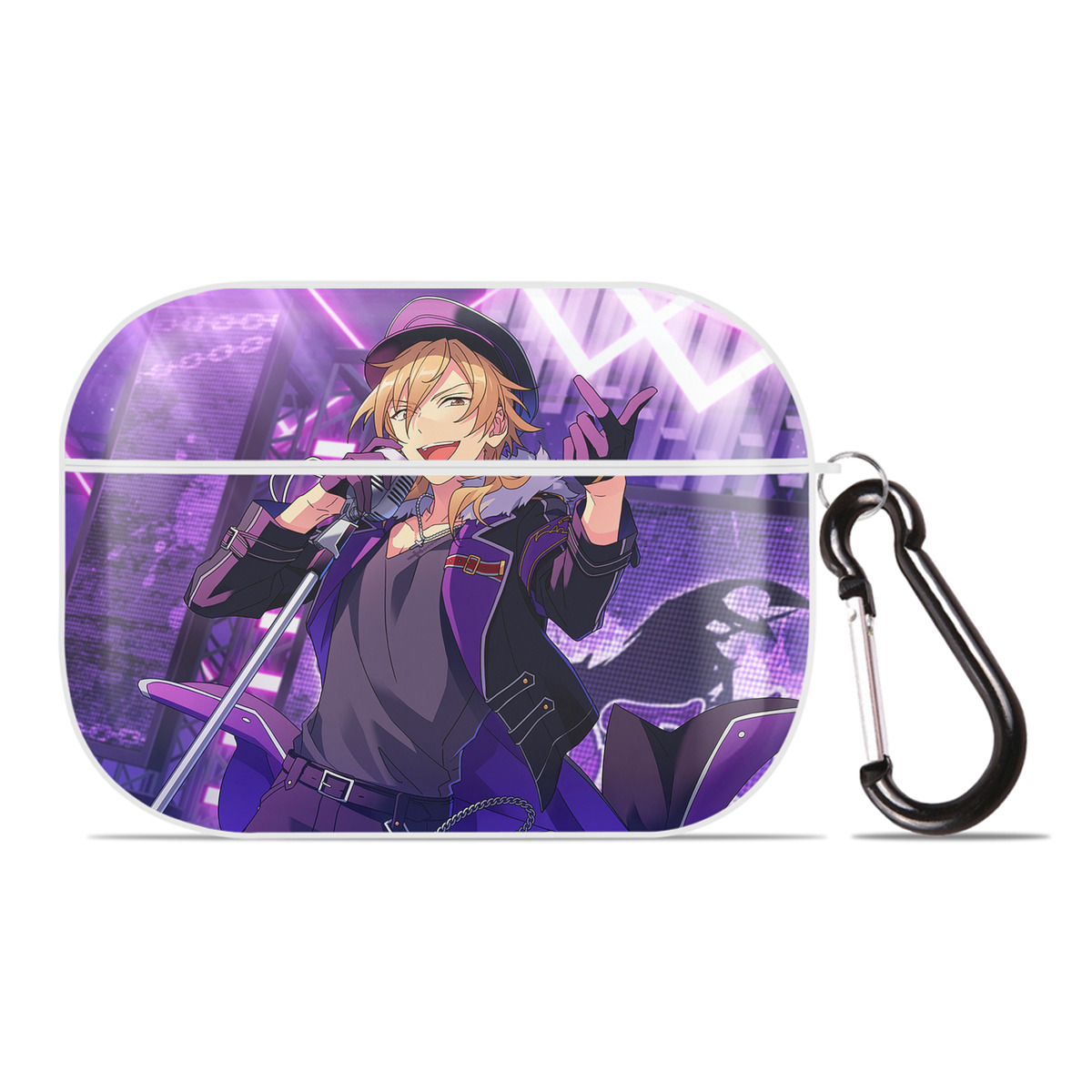 （画像用） あんさんぶるスターズ! Ensemble Stars 【AirPods Pro用】ハードシェル保護ケース 耐衝撃・防指紋・カラビナ付き商品仕様