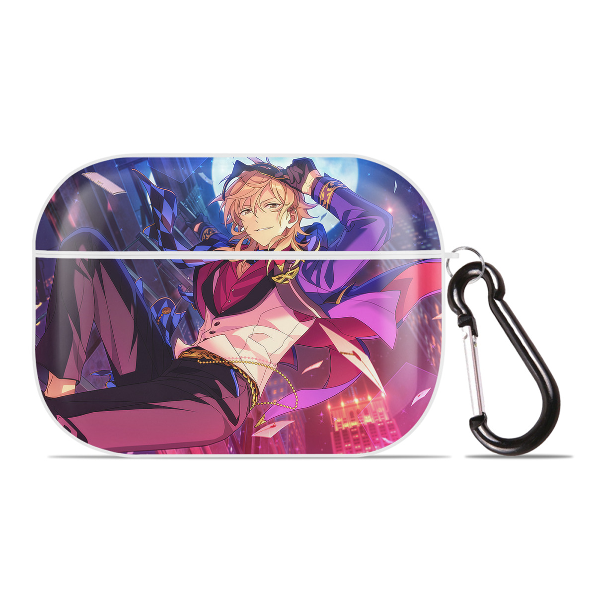 （画像用） あんさんぶるスターズ! Ensemble Stars 【AirPods Pro用】ハードシェル保護ケース 耐衝撃・防指紋・カラビナ付き商品仕様
