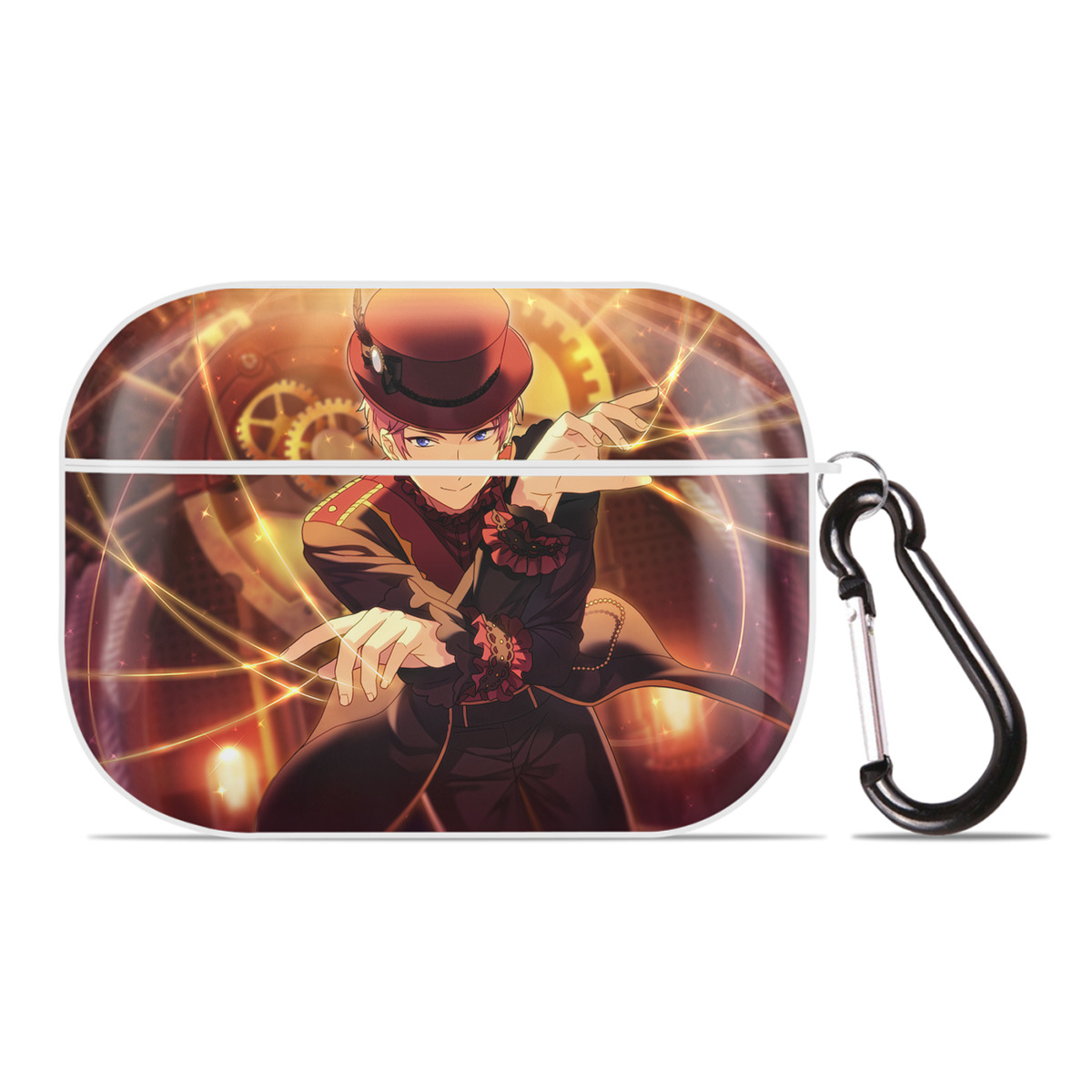 （画像用） あんさんぶるスターズ! Ensemble Stars 【AirPods Pro用】ハードシェル保護ケース 耐衝撃・防指紋・カラビナ付き商品仕様