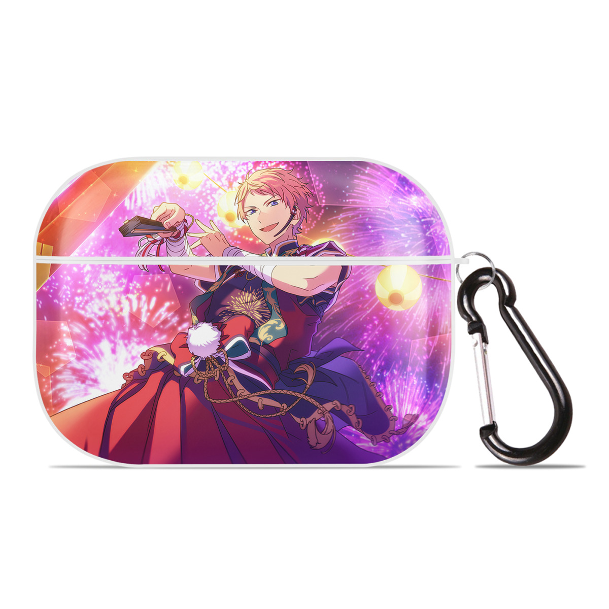 （画像用） あんさんぶるスターズ! Ensemble Stars 【AirPods Pro用】ハードシェル保護ケース 耐衝撃・防指紋・カラビナ付き商品仕様