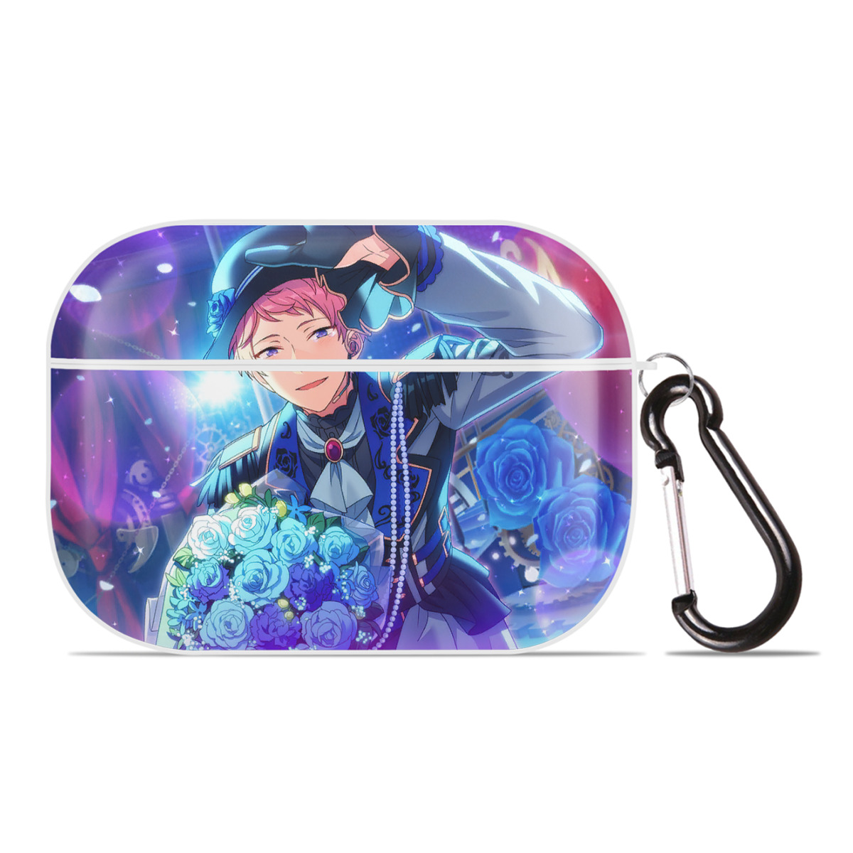 （画像用） あんさんぶるスターズ! Ensemble Stars 【AirPods Pro用】ハードシェル保護ケース 耐衝撃・防指紋・カラビナ付き商品仕様