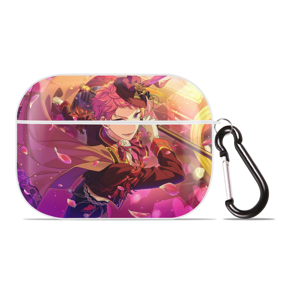 （画像用） あんさんぶるスターズ! Ensemble Stars 【AirPods Pro用】ハードシェル保護ケース 耐衝撃・防指紋・カラビナ付き商品仕様