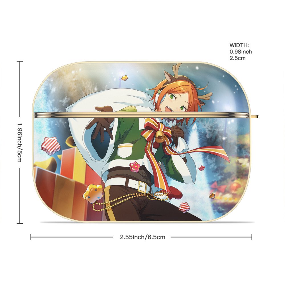 あんさんぶるスターズ! Ensemble Stars 【AirPods Pro用】ハードシェル保護ケース｜耐衝撃・防指紋・カラビナ付き商品仕様