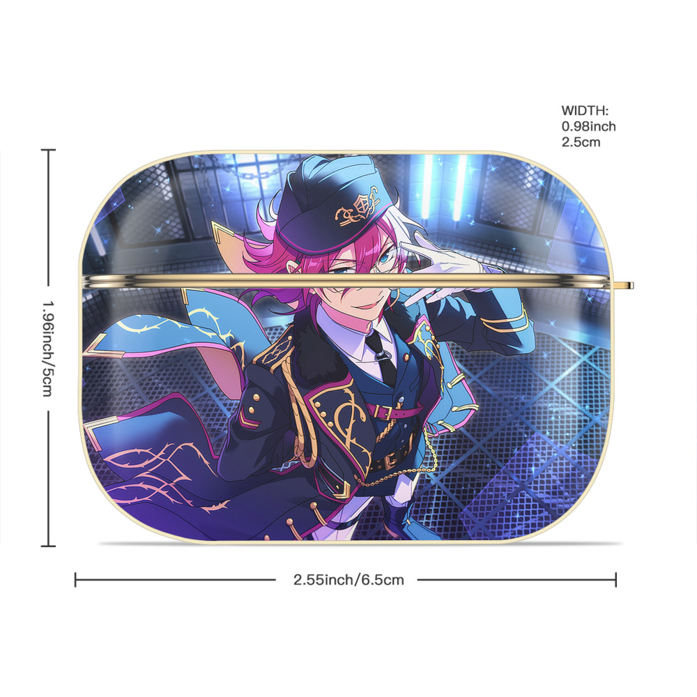 あんさんぶるスターズ! Ensemble Stars 【AirPods Pro用】ハードシェル保護ケース｜耐衝撃・防指紋・カラビナ付き商品仕様