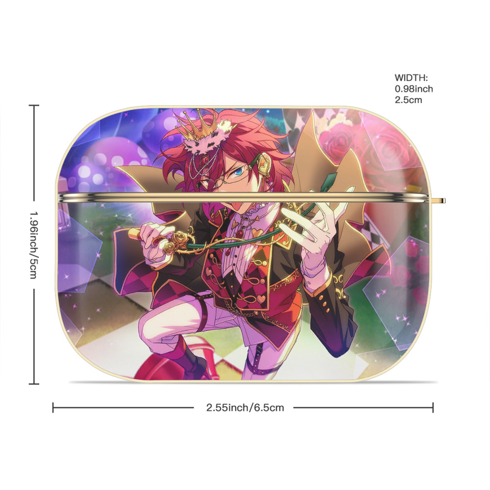 あんさんぶるスターズ! Ensemble Stars 【AirPods Pro用】ハードシェル保護ケース｜耐衝撃・防指紋・カラビナ付き商品仕様