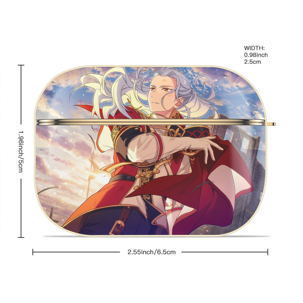 あんさんぶるスターズ! Ensemble Stars 【AirPods Pro用】ハードシェル保護ケース｜耐衝撃・防指紋・カラビナ付き商品仕様