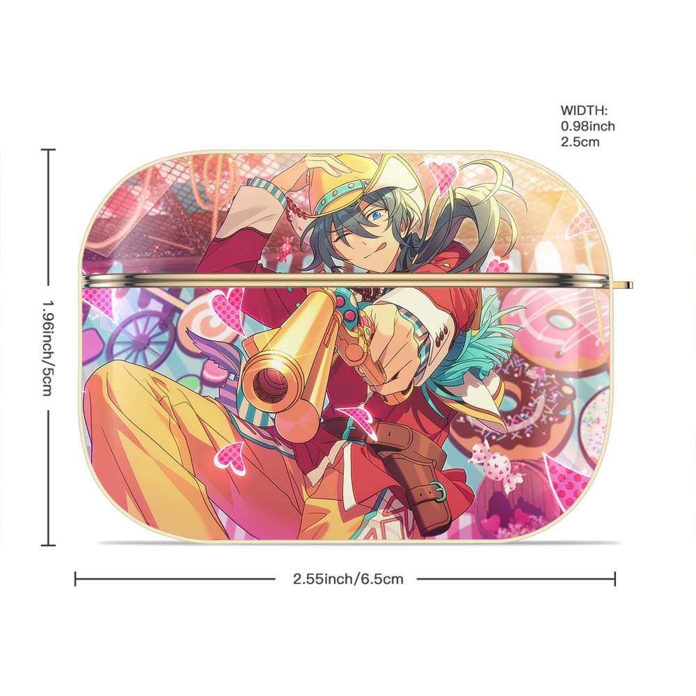 あんさんぶるスターズ! Ensemble Stars 【AirPods Pro用】ハードシェル保護ケース｜耐衝撃・防指紋・カラビナ付き商品仕様