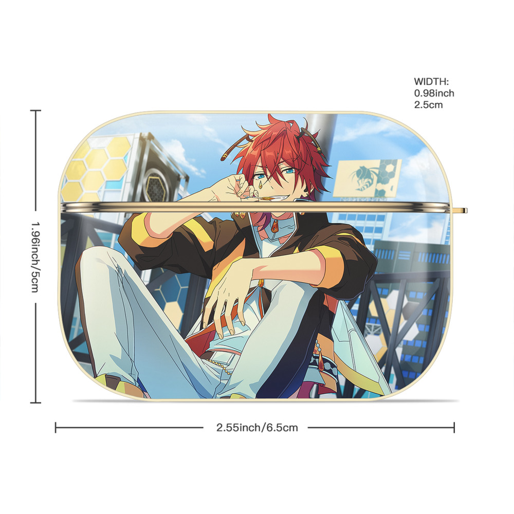 あんさんぶるスターズ! Ensemble Stars 【AirPods Pro用】ハードシェル保護ケース｜耐衝撃・防指紋・カラビナ付き商品仕様