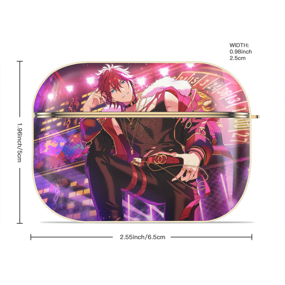 あんさんぶるスターズ! Ensemble Stars 【AirPods Pro用】ハードシェル保護ケース｜耐衝撃・防指紋・カラビナ付き商品仕様