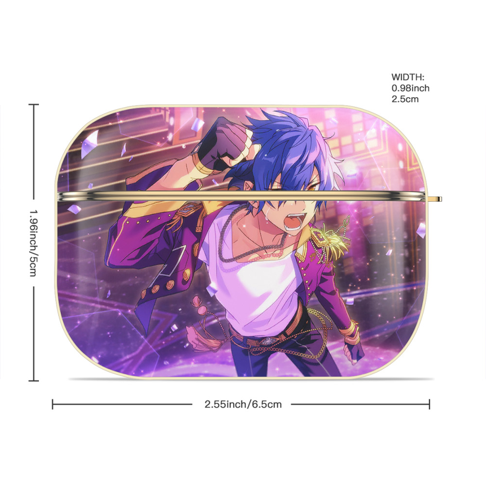 あんさんぶるスターズ! Ensemble Stars 【AirPods Pro用】ハードシェル保護ケース｜耐衝撃・防指紋・カラビナ付き商品仕様