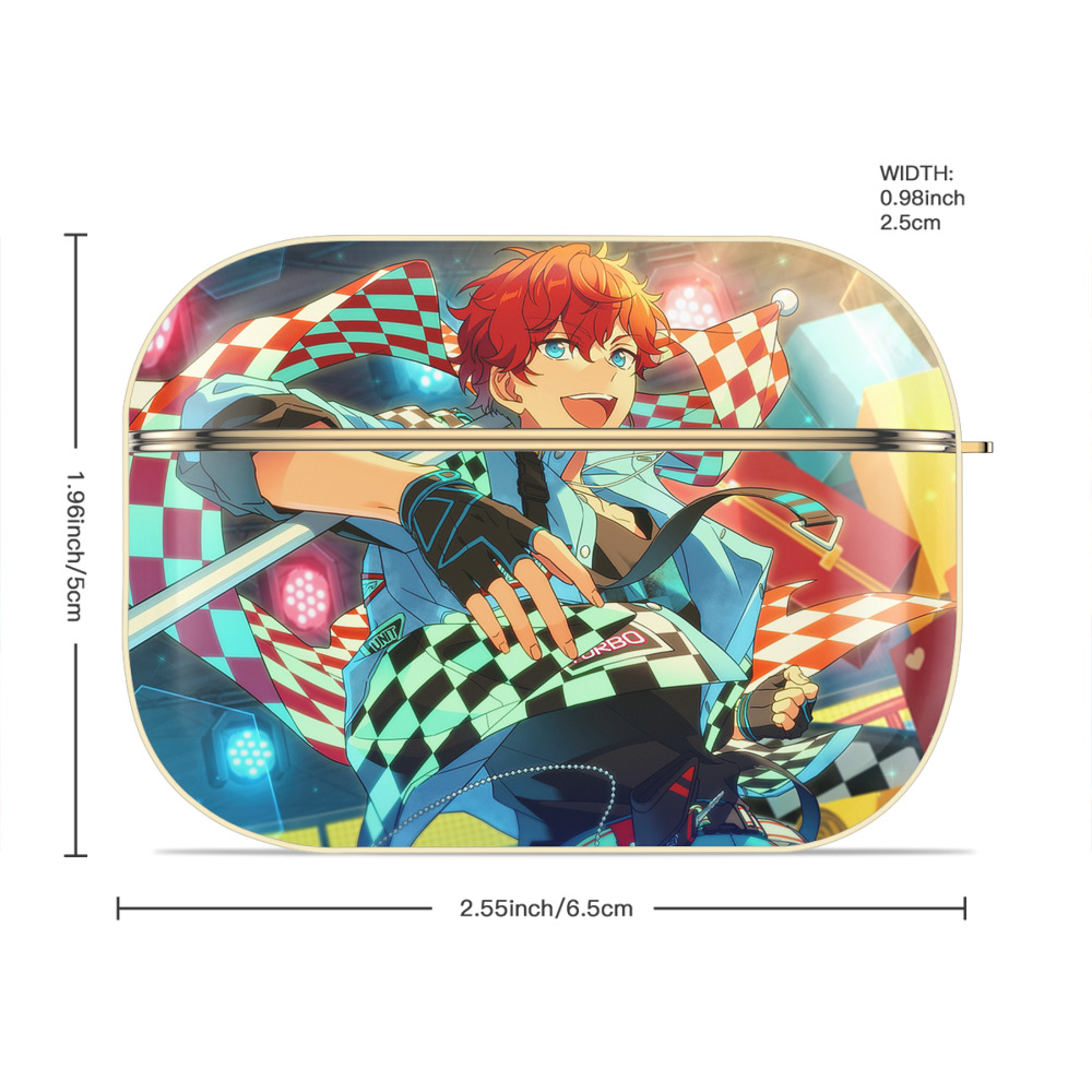 あんさんぶるスターズ! Ensemble Stars 【AirPods Pro用】ハードシェル保護ケース｜耐衝撃・防指紋・カラビナ付き商品仕様