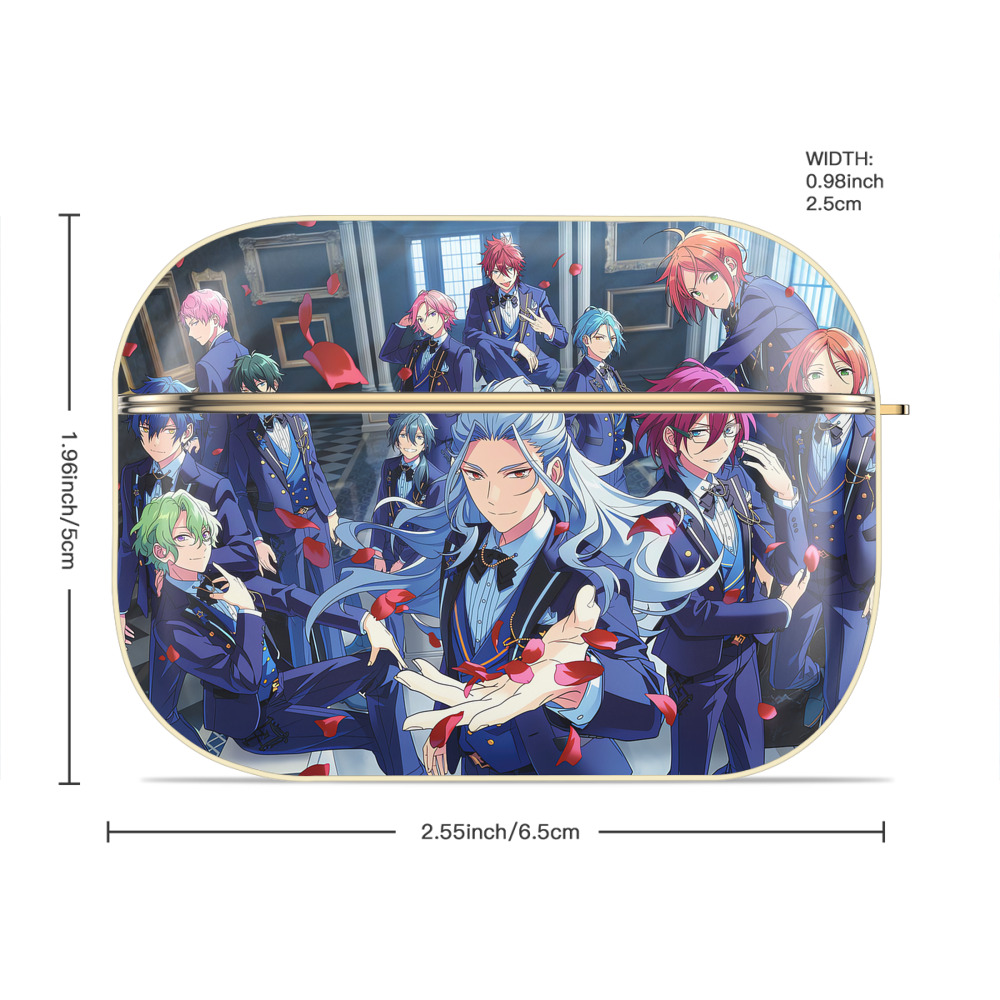 あんさんぶるスターズ! Ensemble Stars 【AirPods Pro用】ハードシェル保護ケース｜耐衝撃・防指紋・カラビナ付き商品仕様