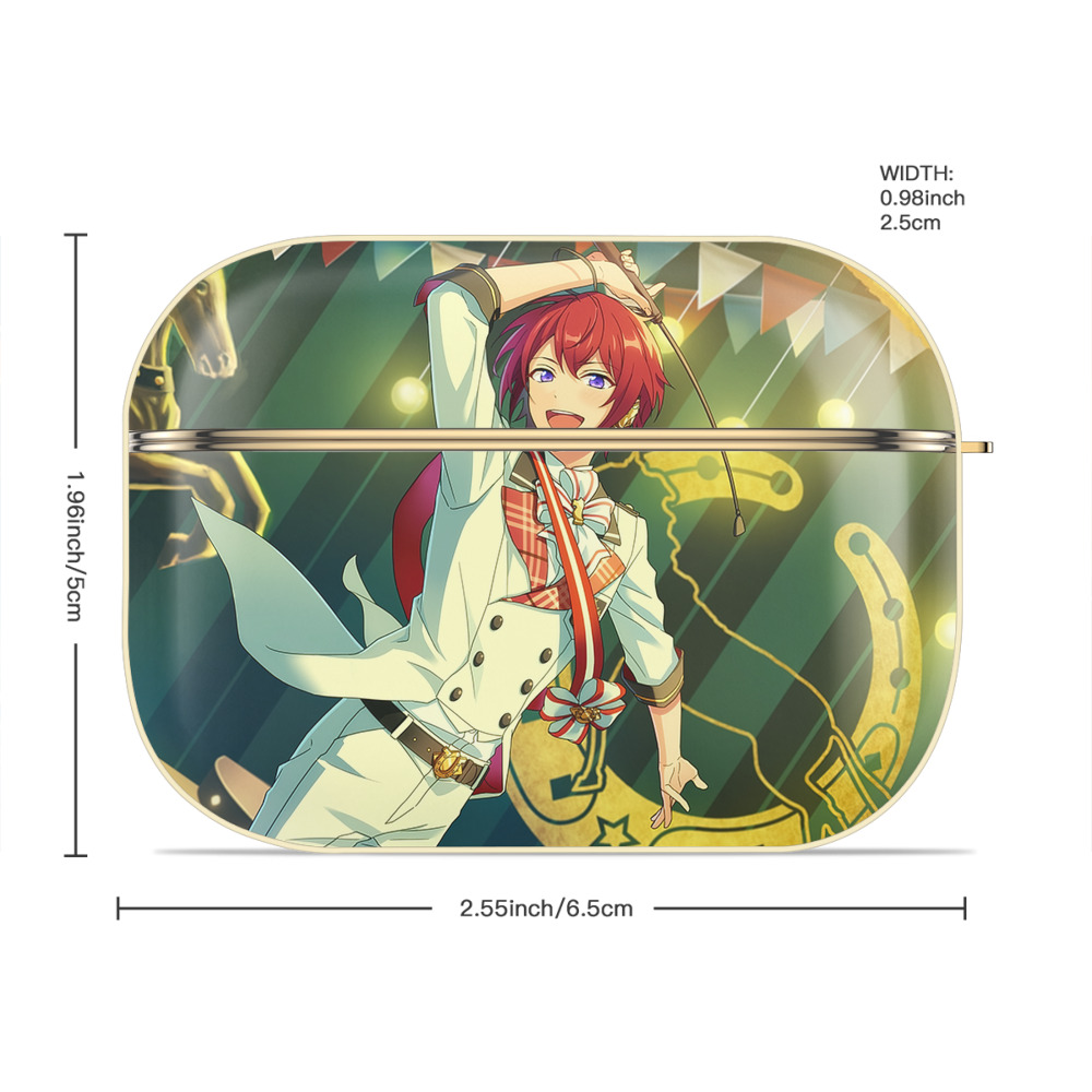 あんさんぶるスターズ! Ensemble Stars 【AirPods Pro用】ハードシェル保護ケース｜耐衝撃・防指紋・カラビナ付き商品仕様