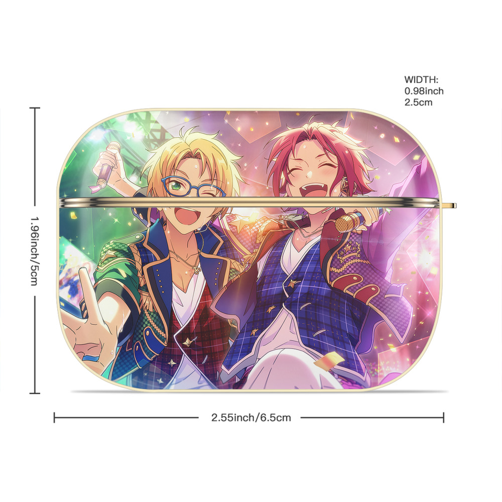 あんさんぶるスターズ! Ensemble Stars 【AirPods Pro用】ハードシェル保護ケース｜耐衝撃・防指紋・カラビナ付き商品仕様