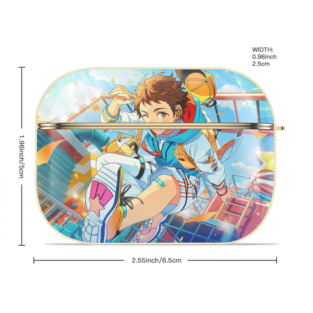 あんさんぶるスターズ! Ensemble Stars 【AirPods Pro用】ハードシェル保護ケース｜耐衝撃・防指紋・カラビナ付き商品仕様
