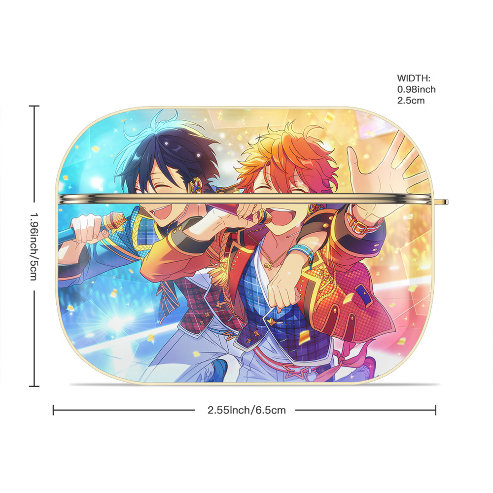 あんさんぶるスターズ! Ensemble Stars 【AirPods Pro用】ハードシェル保護ケース｜耐衝撃・防指紋・カラビナ付き商品仕様