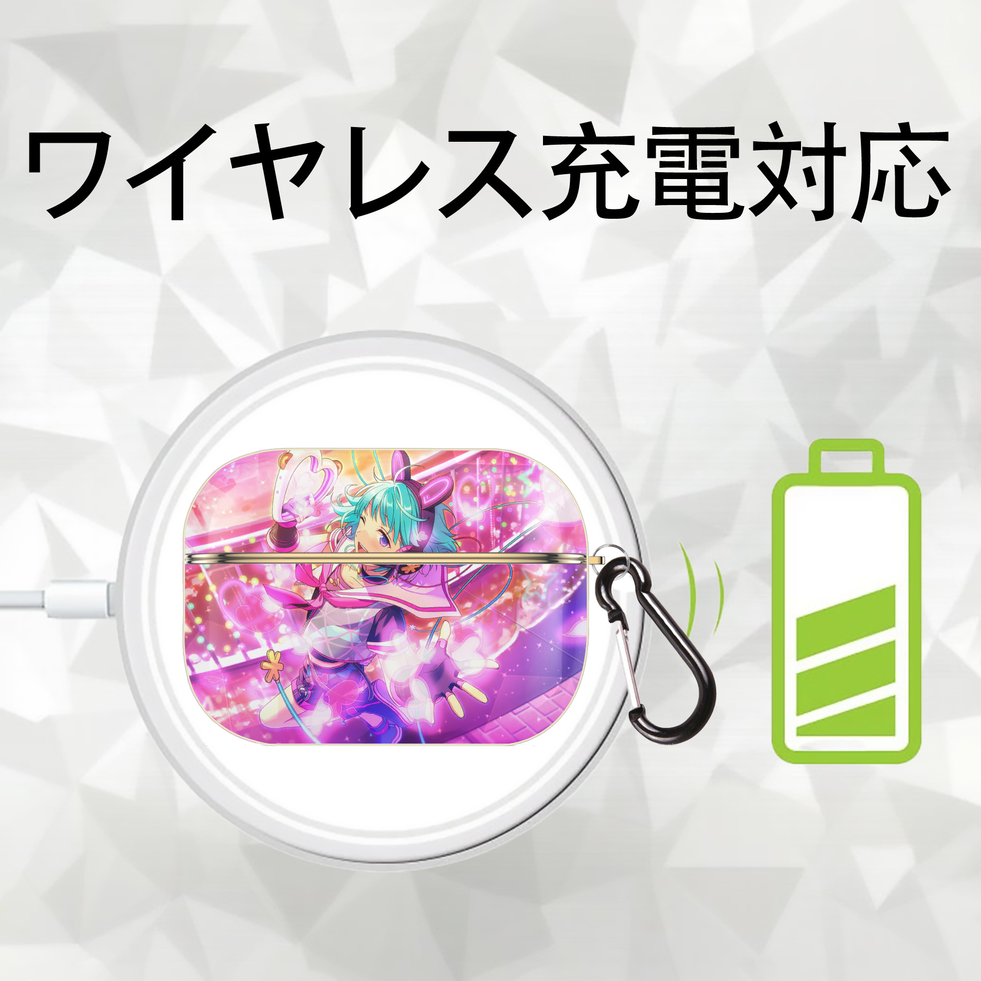 あんさんぶるスターズ! Ensemble Stars 【AirPods Pro用】ハードシェル保護ケース｜耐衝撃・防指紋・カラビナ付き商品仕様