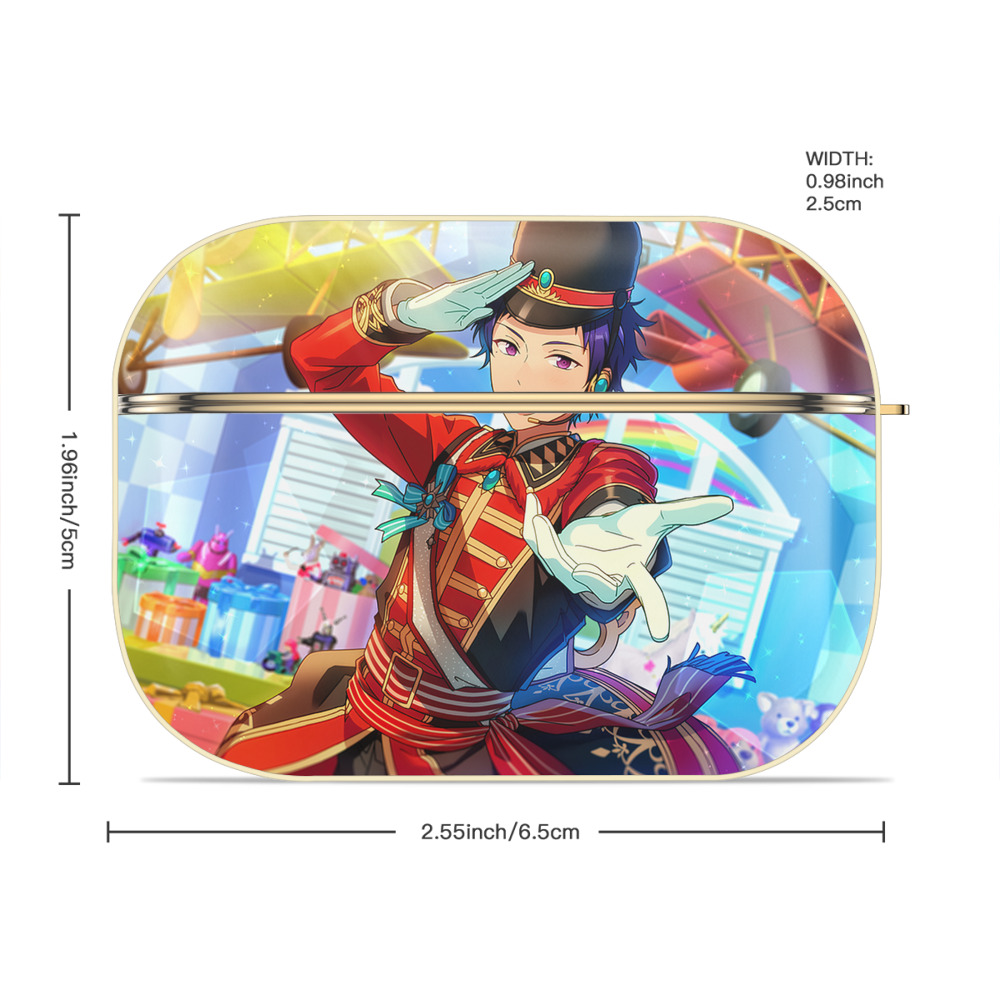 あんさんぶるスターズ! Ensemble Stars 【AirPods Pro用】ハードシェル保護ケース｜耐衝撃・防指紋・カラビナ付き商品仕様
