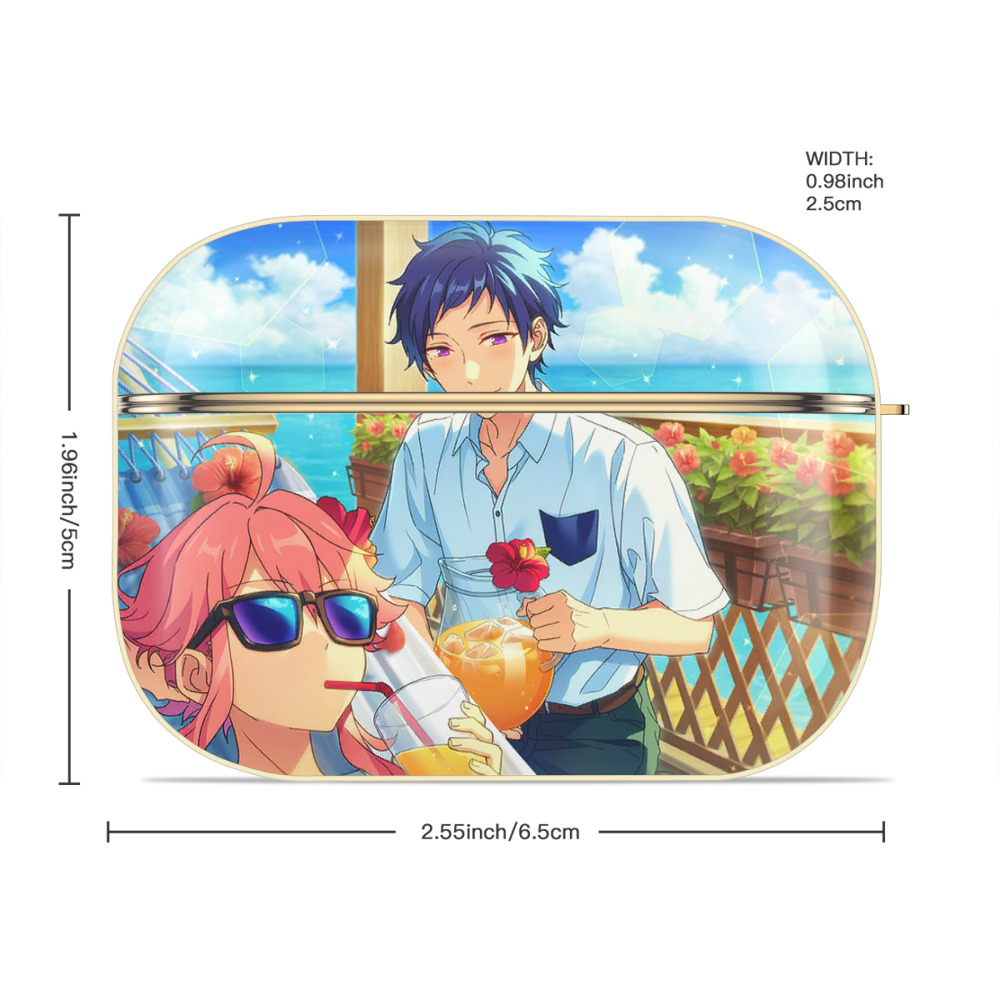 あんさんぶるスターズ! Ensemble Stars 【AirPods Pro用】ハードシェル保護ケース｜耐衝撃・防指紋・カラビナ付き商品仕様