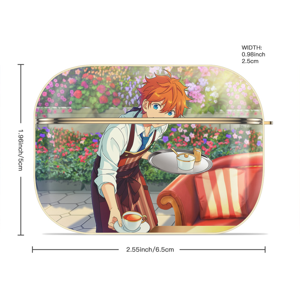 あんさんぶるスターズ! Ensemble Stars 【AirPods Pro用】ハードシェル保護ケース｜耐衝撃・防指紋・カラビナ付き商品仕様