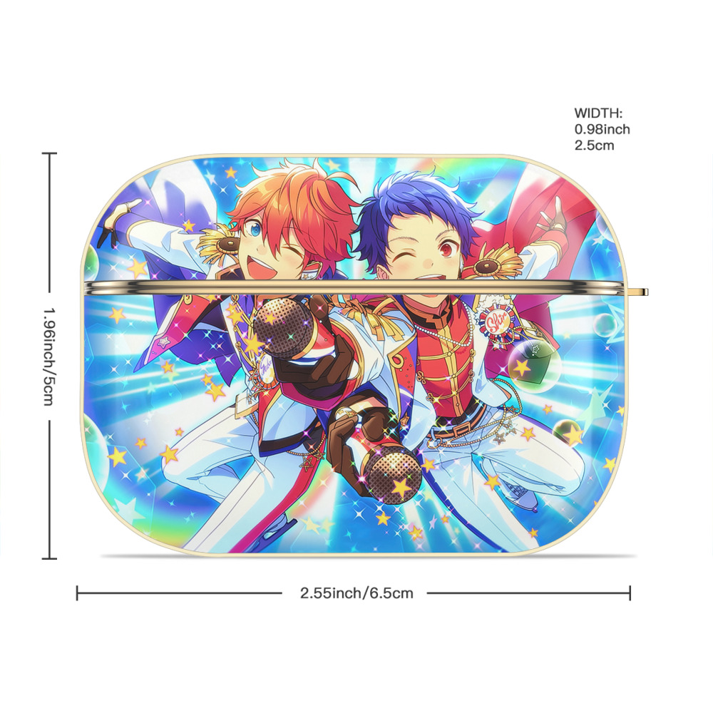 あんさんぶるスターズ! Ensemble Stars 【AirPods Pro用】ハードシェル保護ケース｜耐衝撃・防指紋・カラビナ付き商品仕様