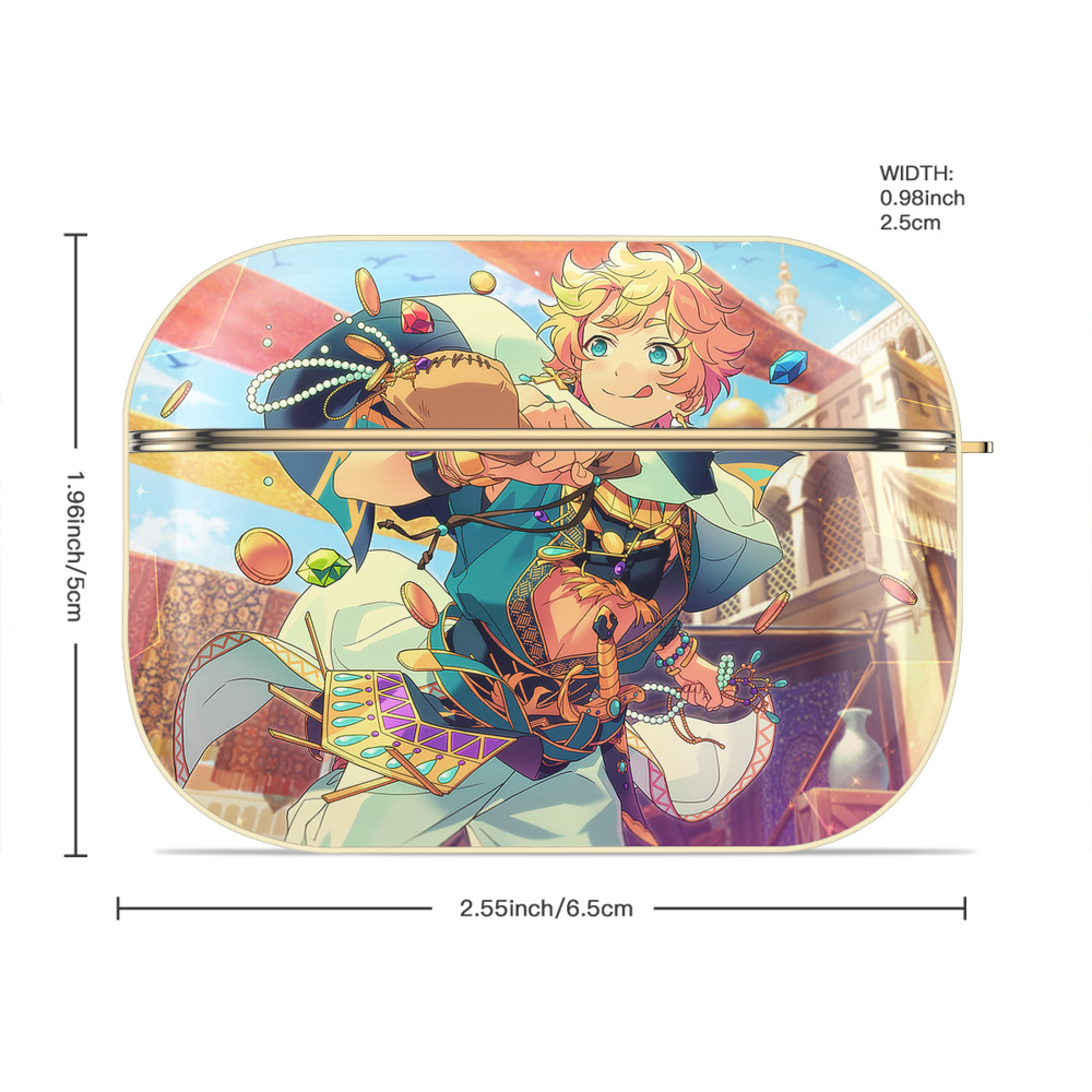 あんさんぶるスターズ! Ensemble Stars 【AirPods Pro用】ハードシェル保護ケース｜耐衝撃・防指紋・カラビナ付き商品仕様