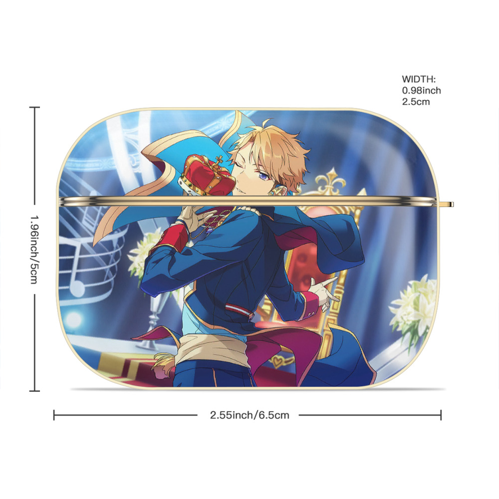 あんさんぶるスターズ! Ensemble Stars 【AirPods Pro用】ハードシェル保護ケース｜耐衝撃・防指紋・カラビナ付き商品仕様