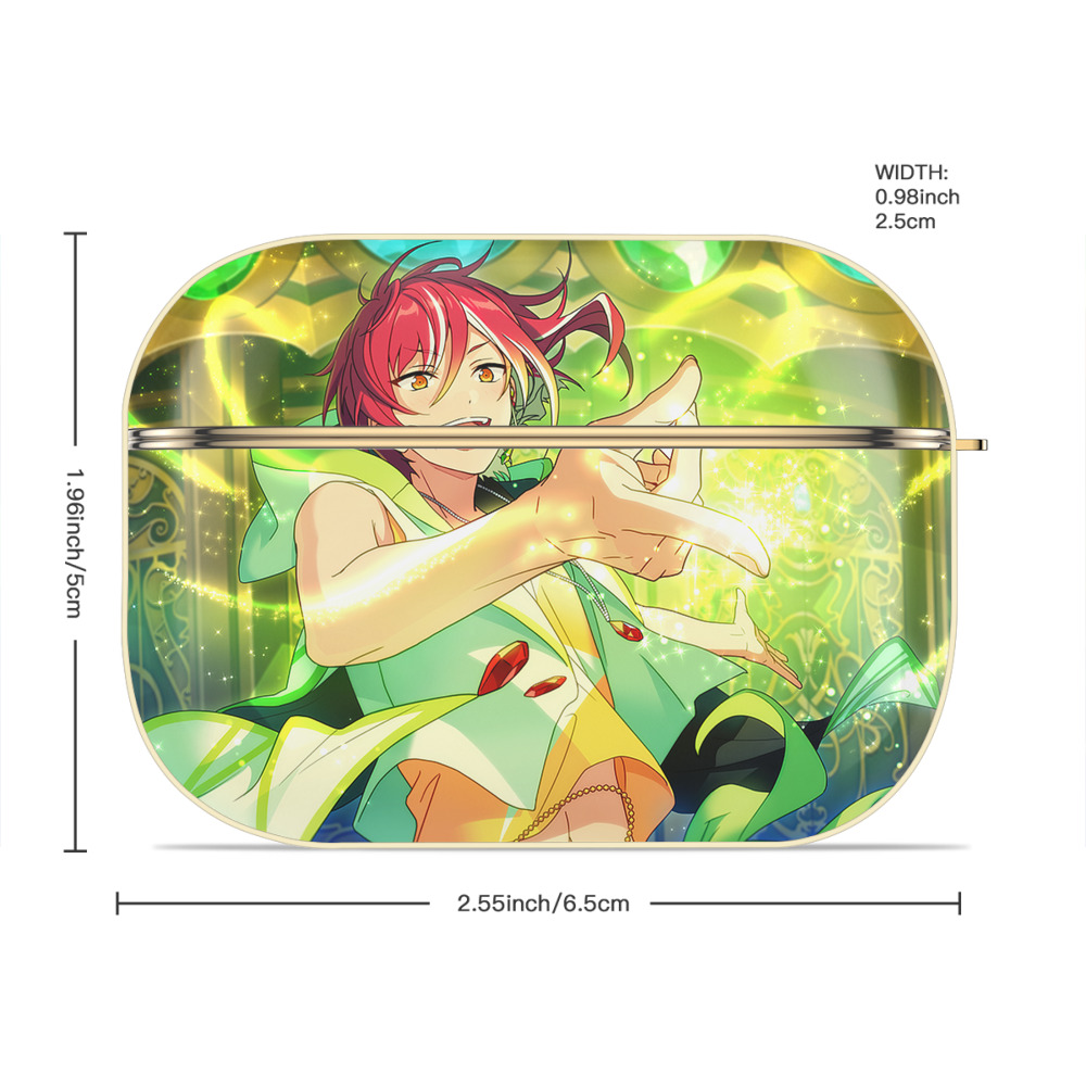 あんさんぶるスターズ! Ensemble Stars 【AirPods Pro用】ハードシェル保護ケース｜耐衝撃・防指紋・カラビナ付き商品仕様