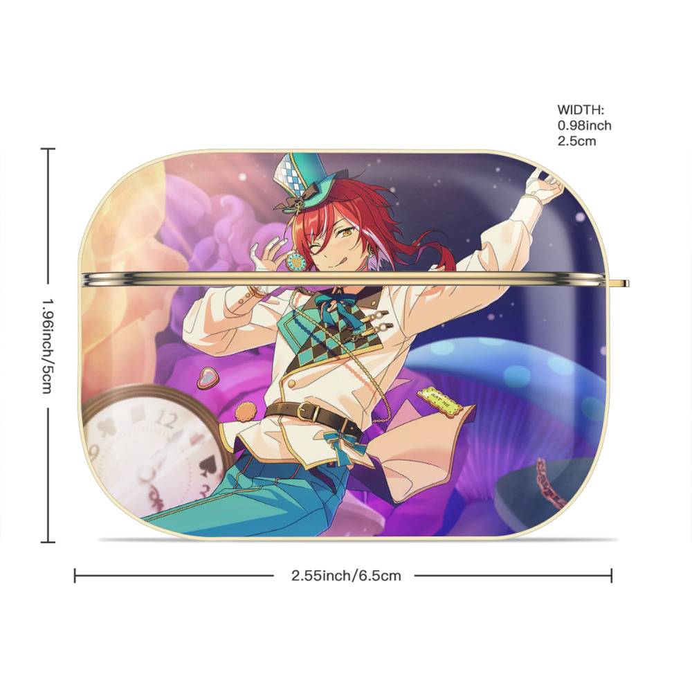 あんさんぶるスターズ! Ensemble Stars 【AirPods Pro用】ハードシェル保護ケース｜耐衝撃・防指紋・カラビナ付き商品仕様