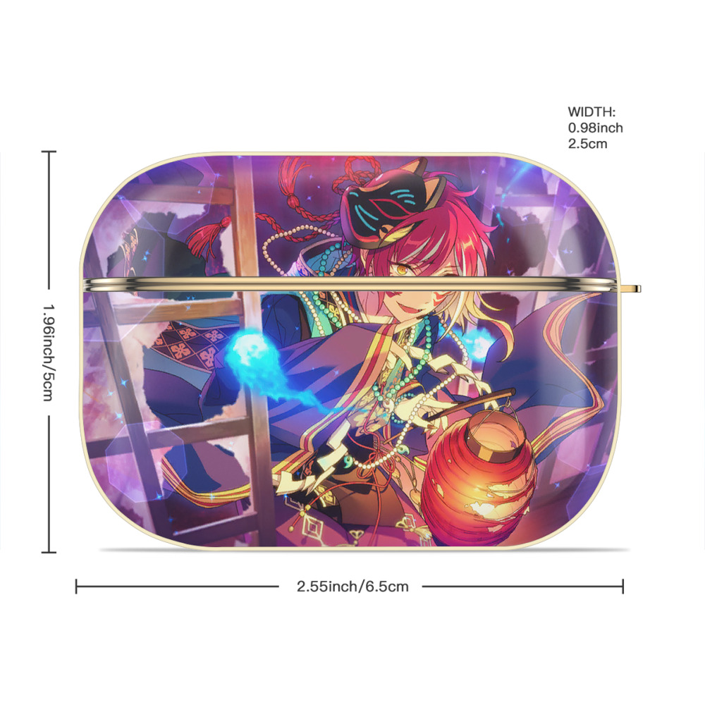 あんさんぶるスターズ! Ensemble Stars 【AirPods Pro用】ハードシェル保護ケース｜耐衝撃・防指紋・カラビナ付き商品仕様